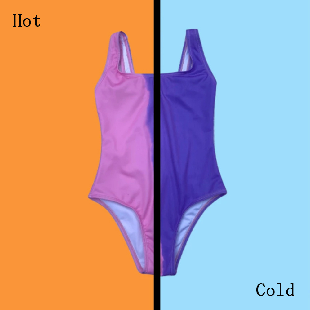 Girls' Color-Changing One-Piece Swimwear