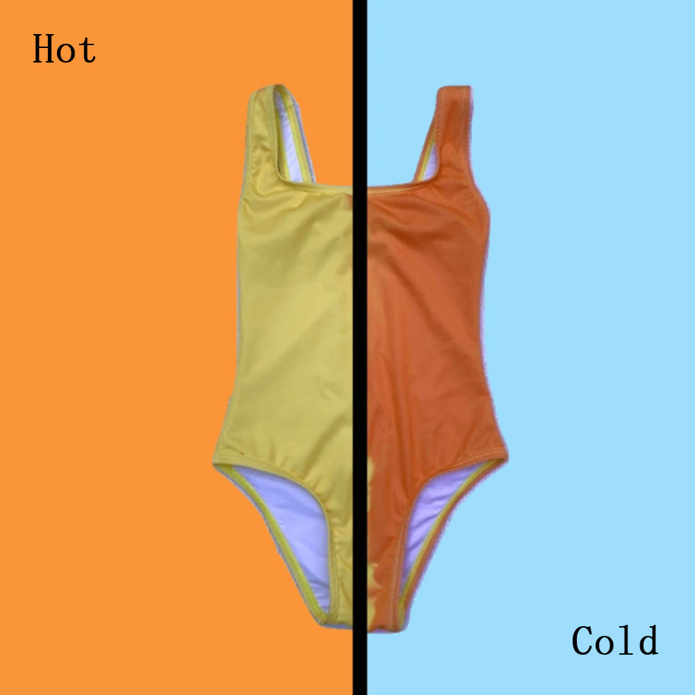 Girls' Color-Changing One-Piece Swimwear